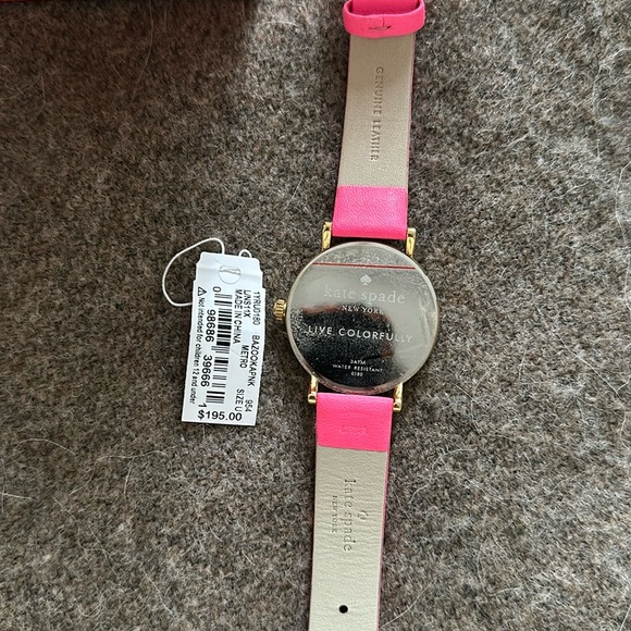 Kate Spade Leather Watch with Pearl Face - Picture 4 of 5
